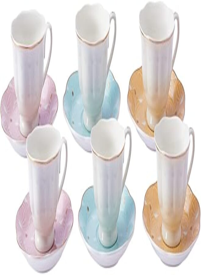 Karaca Deco Set Of 6 Coffee Cups 80 Ml