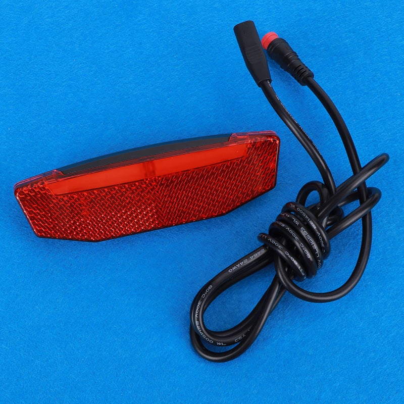 E-Bike Taillight: 180 Beam Angle Durable LED Warning Light - Controller Or Battery Connected Cycling Safety Light for Night Riding - Image 4