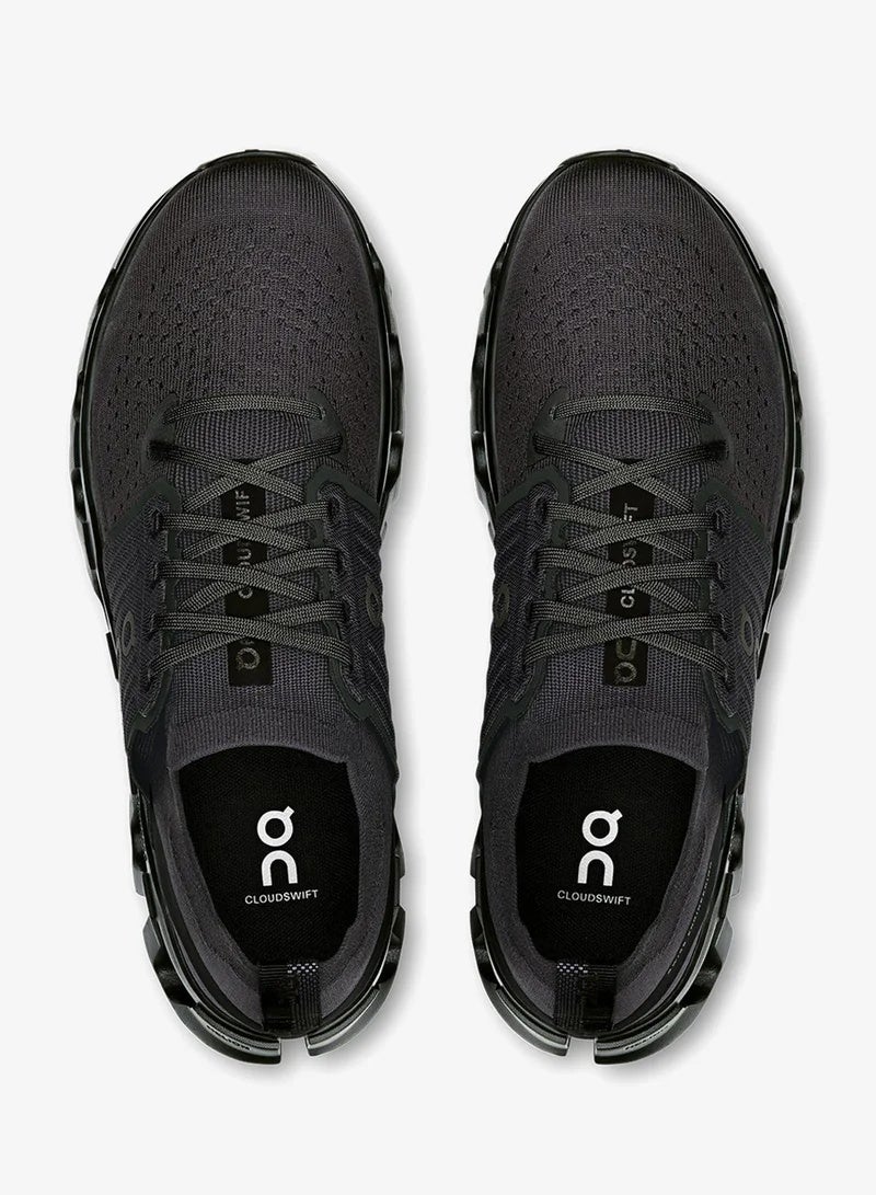 On Running On Cloudswift 4 Unisex Running Sneakers - Black Eclipse - Image 5