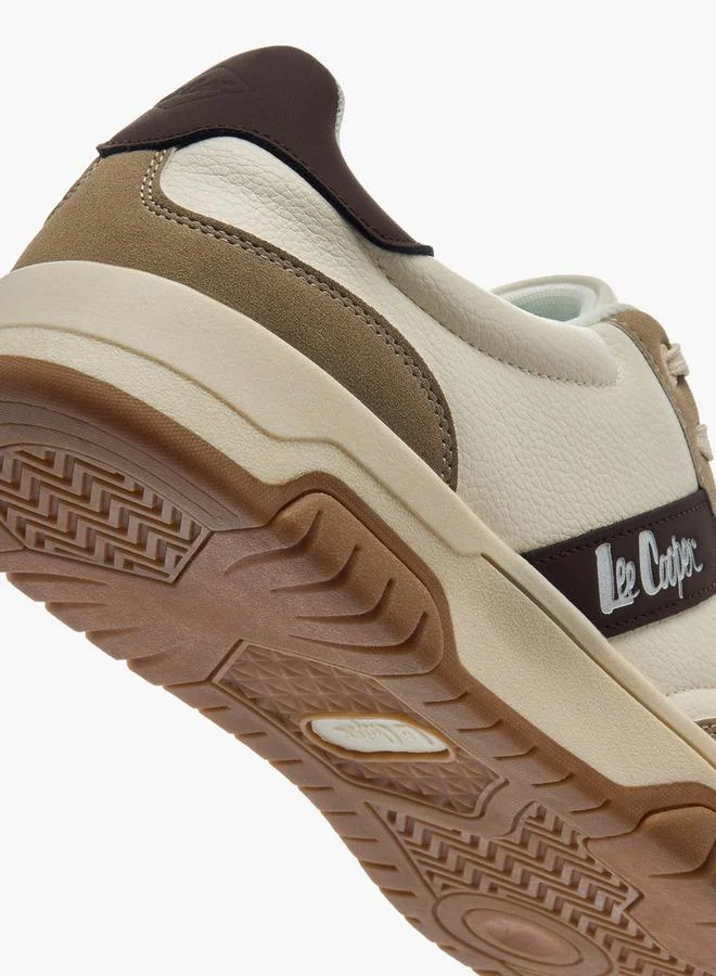 Lee Cooper BEIGE Men Lace-Up Ankle Sneakers for Men | Best Price UAE