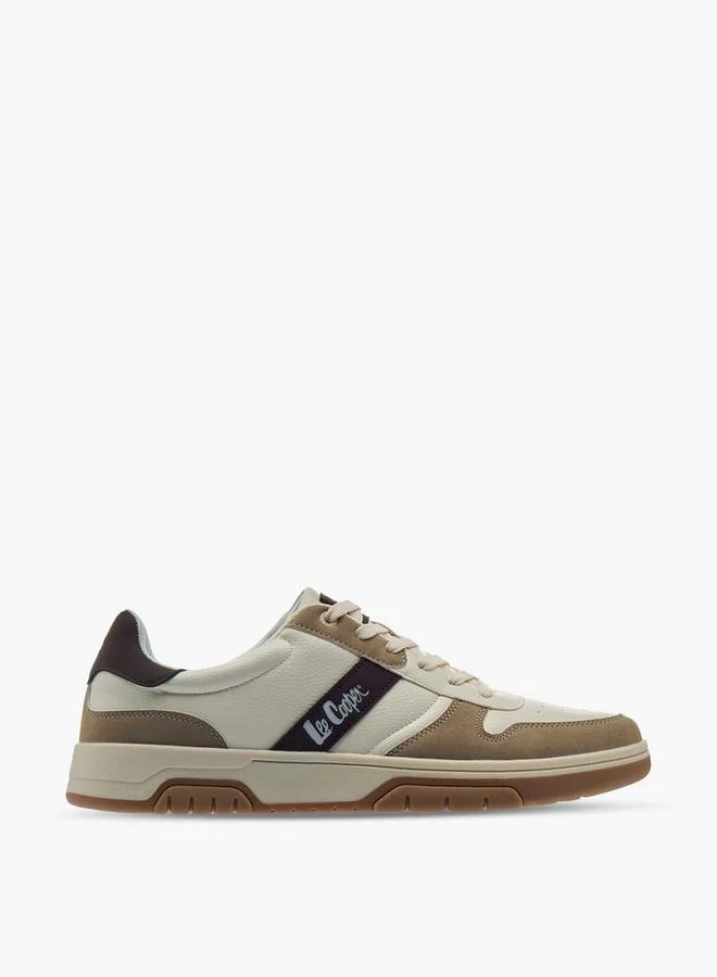 Lee Cooper BEIGE Men Lace-Up Ankle Sneakers for Men | Best Price UAE