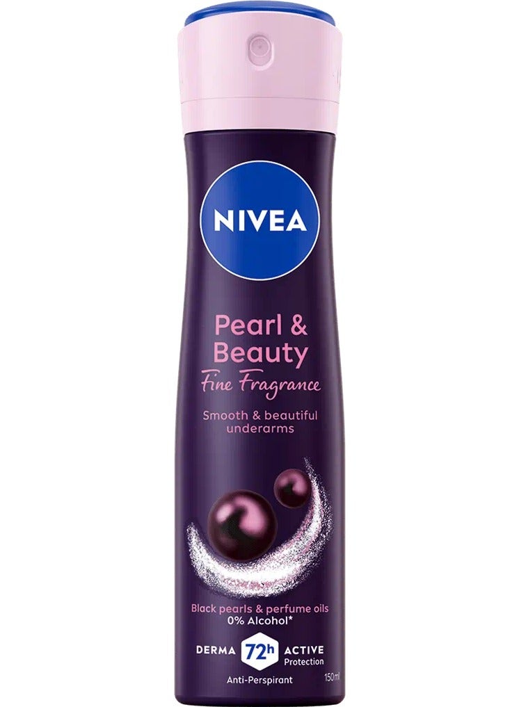 نيفيا بخاخ مزيل العرق نيفيا بلاك بيرل 3 × 150 مل