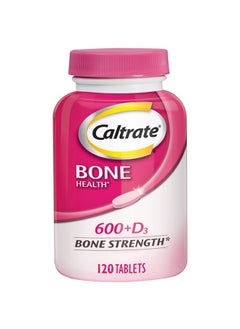 Caltrate Bone Health 600+D3 to help maximize calcium absorption, Calcium and Vitamin D Supplement Tablet, 600 mg - 120 Count  - Image 2