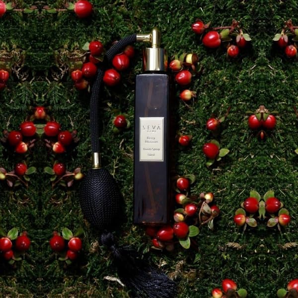 SEVA HOME Berry Blossom Room Spray | Long-Lasting Fruity Floral Scent | Freshens Rooms Instantly | Premium Home Decor | Elegant Designer Bottle | 50ml - Image 5