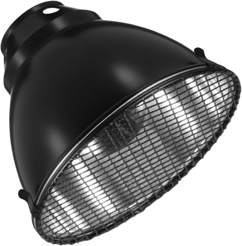 LIOOBO 1Set Scald Aluminum Reptile Lamp Guard Protective Dome Light Shade for Heating Lamps Breeding Boxes Excellent Heat Retention Safety Assured - Image 1