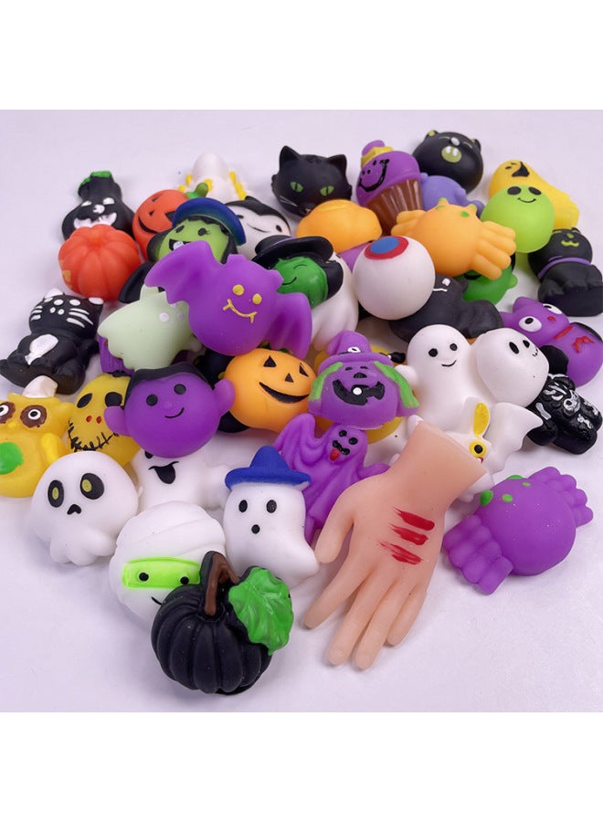 Loquat Cross Border  Pinch Fun Toy Decompression Party Gift Set Blind Box Toy Trick Mini Pumpkin Bucket-Color:C 【bagged, 24 Pumpkins +48 Pinching Music】】 - Image 5