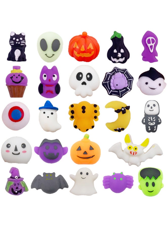 Loquat Cross Border  Pinch Fun Toy Decompression Party Gift Set Blind Box Toy Trick Mini Pumpkin Bucket-Color:C 【bagged, 24 Pumpkins +48 Pinching Music】】 - Image 4