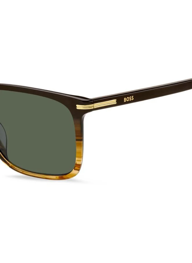 هوجو بوس إطارات نظارات شمسية مستطيلة