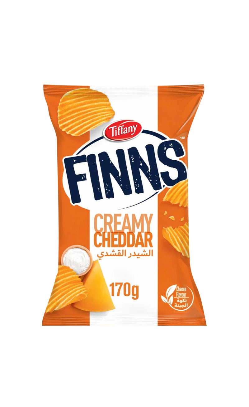 Tiffany Finns Creamy Cheddar Crinkled Potato Chips - Image 1