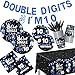 Bezkega 142pcs 10th Birthday Decorations for Boys10 Year Old Birthday Decorations Tableware Double Digits Birthday Boy Plates and Napkins Cups Tablecloth for Boys Birthday Party Decorations - Image 3