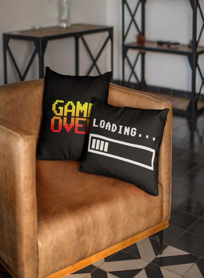 FAVDEC Decorative Loading Bar Pillow Cover 12 Inches x 20 Inches, Throw Pillow Cover with Loading Pattern, Cover only - Image 3