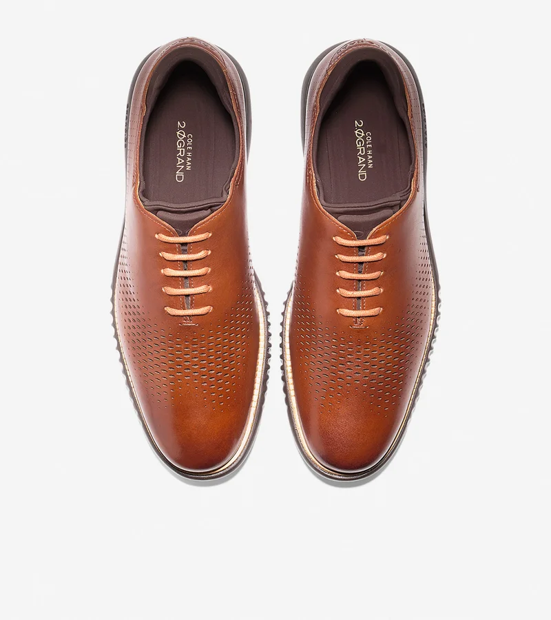 COLE HAAN 2.ZERØGRAND Lined Laser Wingtip Oxford