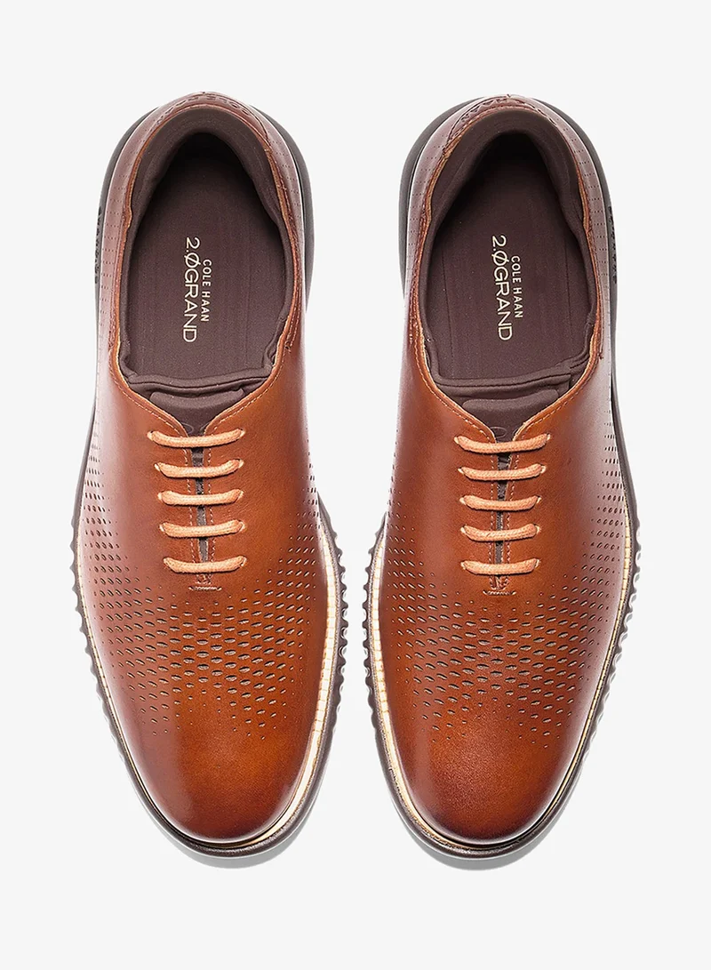 COLE HAAN 2.ZERØGRAND Lined Laser Wingtip Oxford