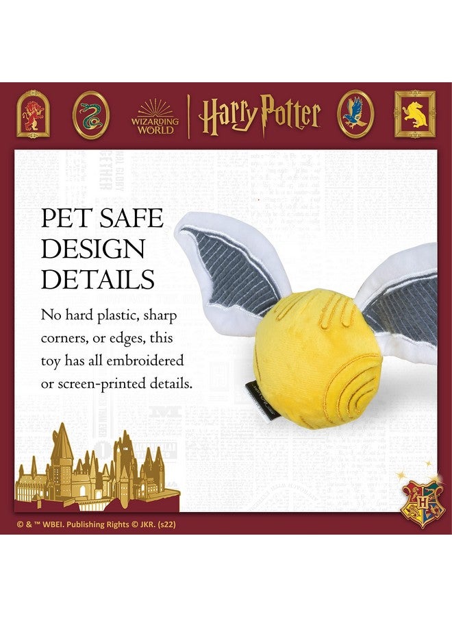 Harry Potter Snitch Pet Squeaker Toy | Dog Toy Snitch Squeaker Ball | Quidditch Inspired Dog Toy for Pets | Crinkle Dog Toy, Dog Ball Toys, Squeaky Ball for Dogs - Image 3