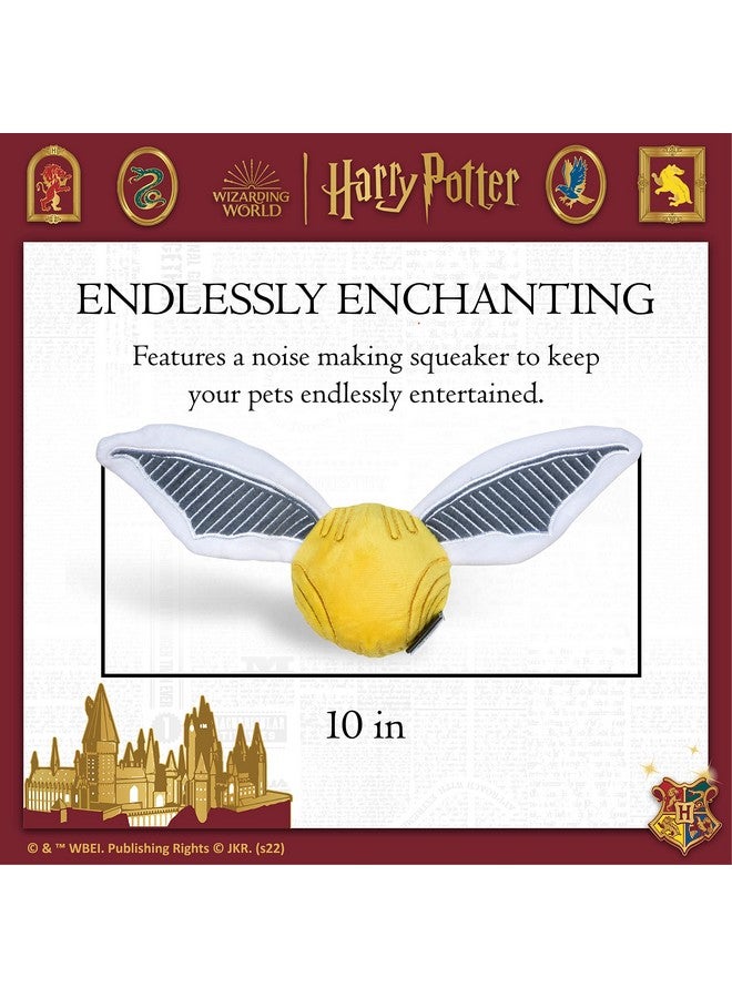 Harry Potter Snitch Pet Squeaker Toy | Dog Toy Snitch Squeaker Ball | Quidditch Inspired Dog Toy for Pets | Crinkle Dog Toy, Dog Ball Toys, Squeaky Ball for Dogs - Image 4