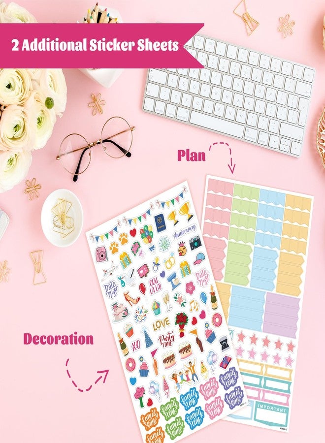 Shoparr Planner Stickers - 12 Monthly Celebrations Planner Stickers, Daily Planners Accessories for Calendar Decorating, Journals - Holiday, Seasonal, Festival Events (14 Sheets, 1,200+ Stickers per Pack) - Image 3