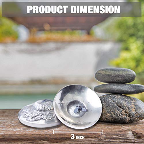 HIMALAYAN BAZAAR Premium Bronze Tingsha Cymbals Bells - Easy To Play - Meditation Mindfulness Chime For Chakra Healing Sound Bath Spiritual Gifts Handcrafted Tibetan by Himalayan Bazaar - Image 3