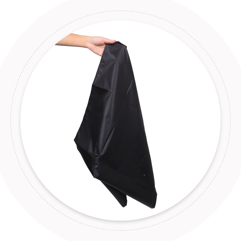 📦 مفرش نقل أسطواني أسود قابل لإعادة الاستخدام لتحريك كبار السن على السرير - Image 3