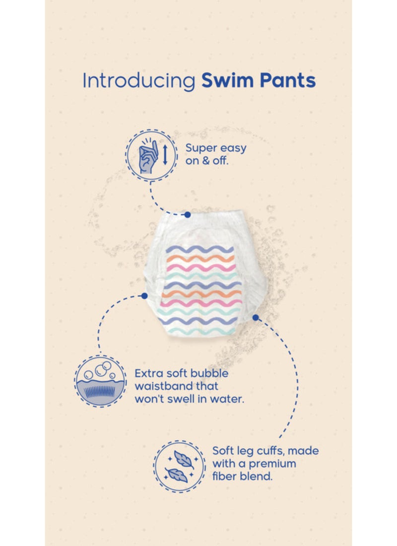 Kim & Kimmy Swim Pants Diaper Size Large Wave Riders 15 Diapers - Image 3