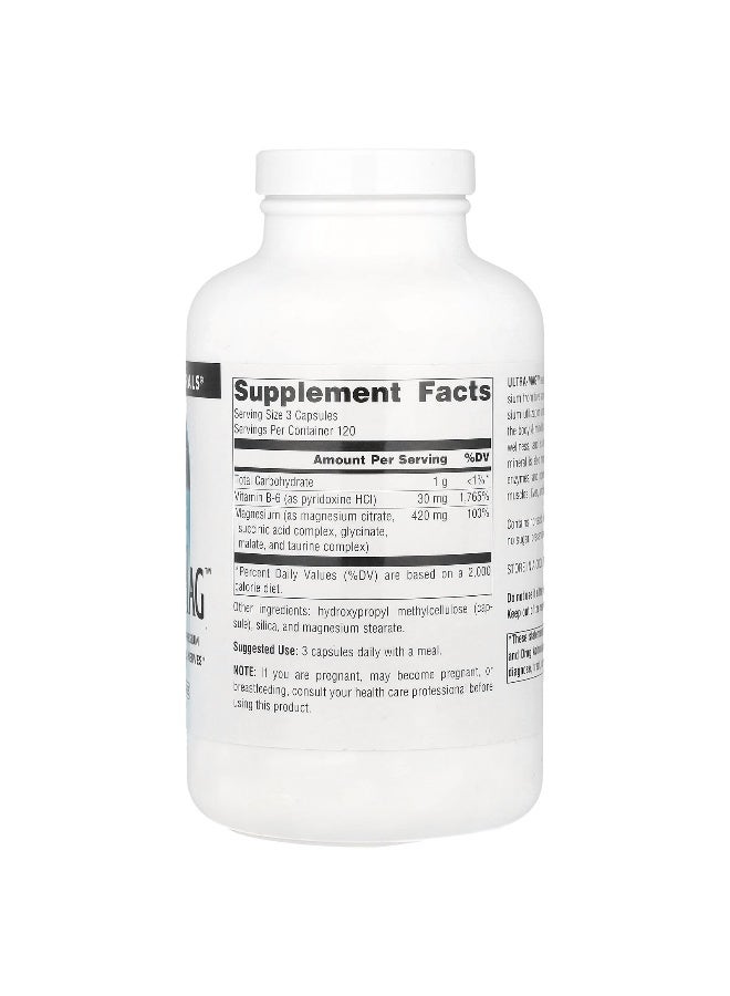 Source Naturals سورس ناتشورالز، ألترا-ماج™، 360 كبسولة نباتية - Image 2