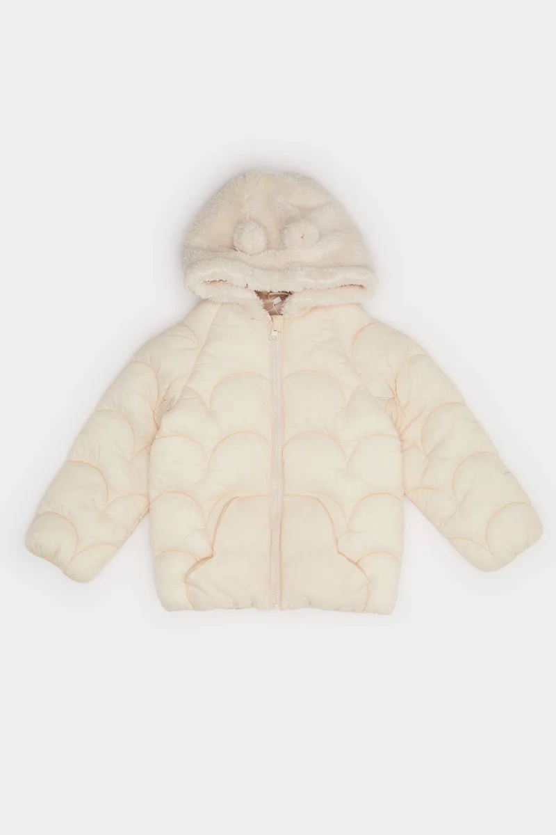 DeFacto Baby Girl Hooded Puffer Jacket