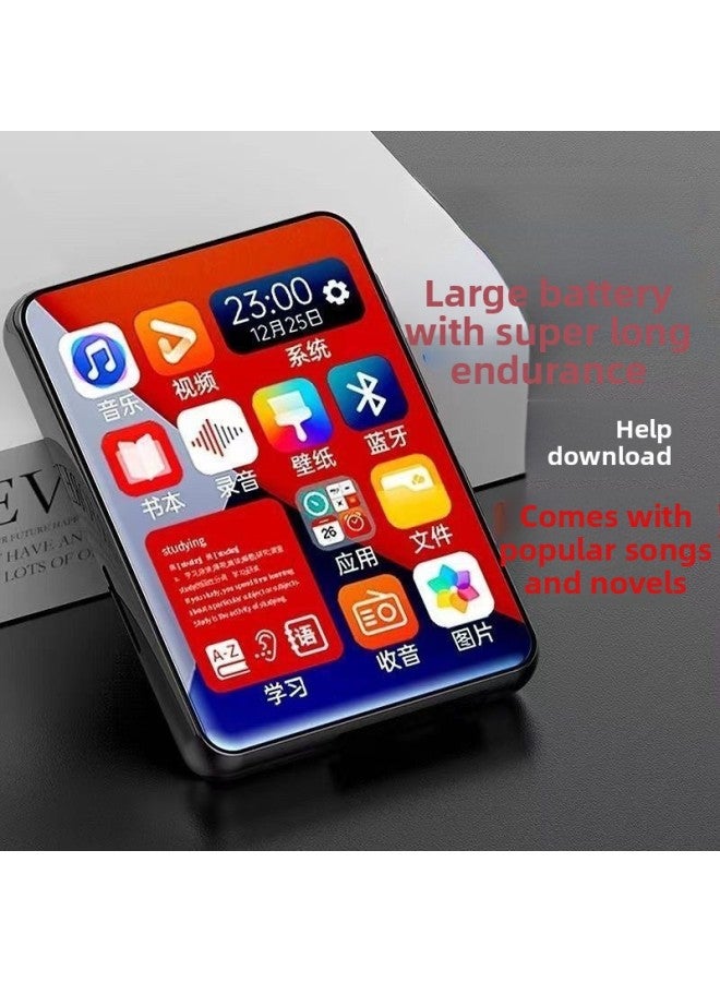 MP3 Player - Bluetooth MP3 Player Touch Screen - Metal version 3.2inch touch screen comes with a full set of accessories, 128gb - Portable Music Player, Wireless Walkman, Digital Audio, Student Learning, Mp4 Video Support, Mini HiFi Sound - Image 5