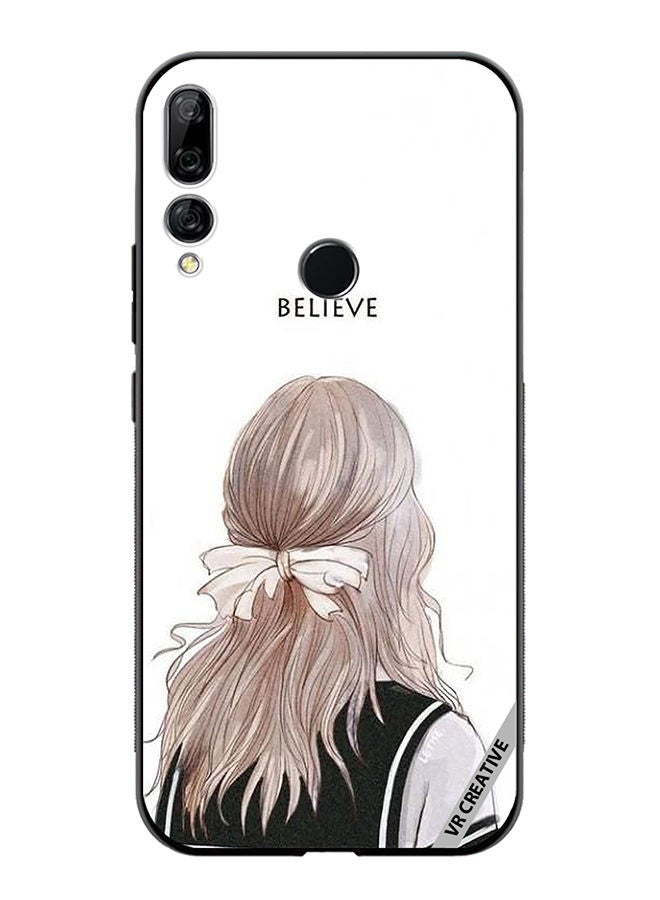 VR CREATIVE Protective Case Cover For Huawei Y9 Prime 2019 Believe With Girl Design Multicolour - Image 1