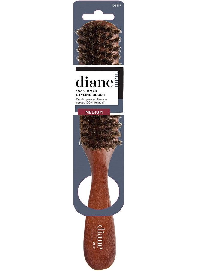 Diane 100% Boar Medium Styling 7 Row Brush 1 Count - Image 3