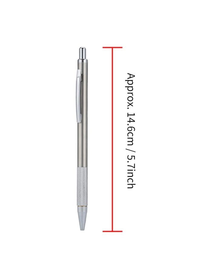Walfront 1pc Scriber Pen Diamond Glass Cutter Scriber Tungsten Steel Tip Engraver Pen Glass Cutting Tool for Glass Ceramic Plate(Silver) - Image 2