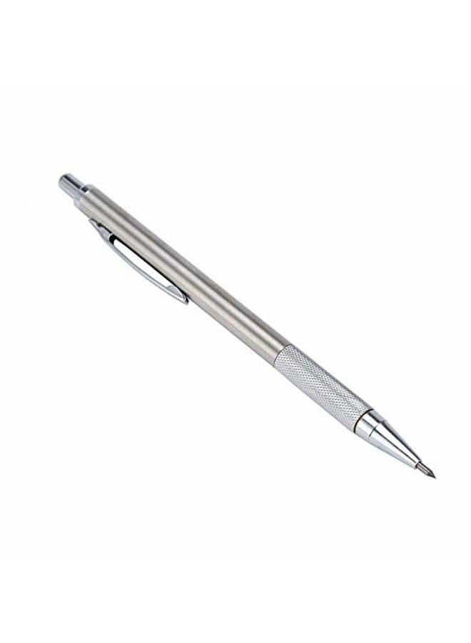 Walfront 1pc Scriber Pen Diamond Glass Cutter Scriber Tungsten Steel Tip Engraver Pen Glass Cutting Tool for Glass Ceramic Plate(Silver) - Image 4