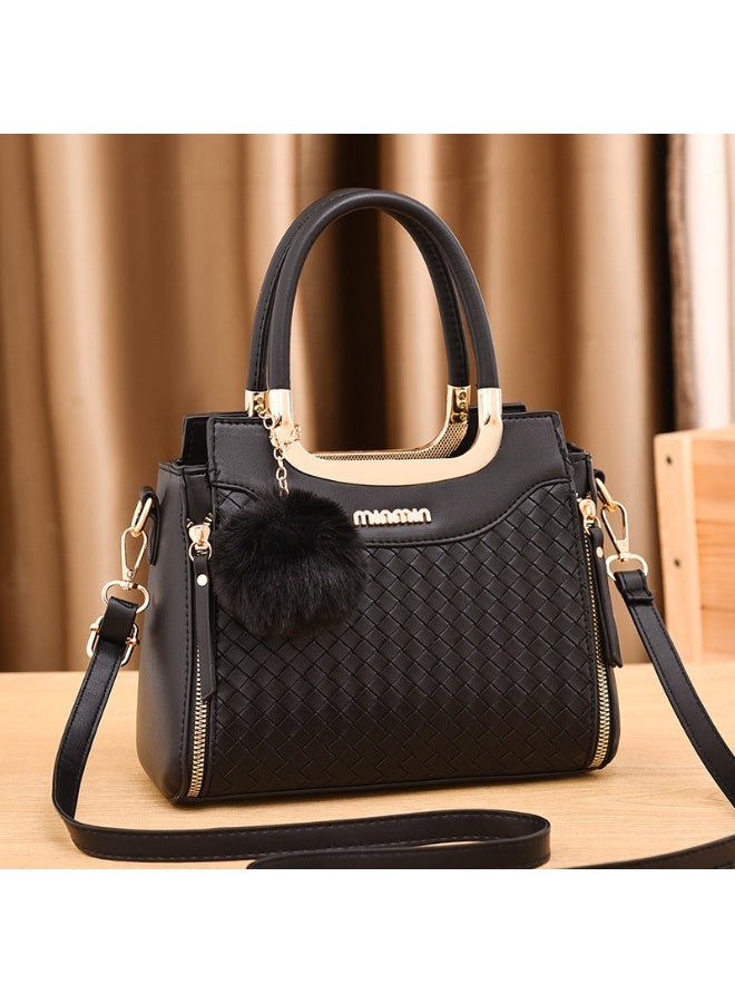 حقيبة اليد Faux Leather Crossbody حقيبة للنساء ذات السعة الكبيرة حقيبة حقيبة حقيبة الظهر حقيبة حقيبة الكتف المتحركة Fashionable Travel Shoulder Bag For Ladies - Image 1