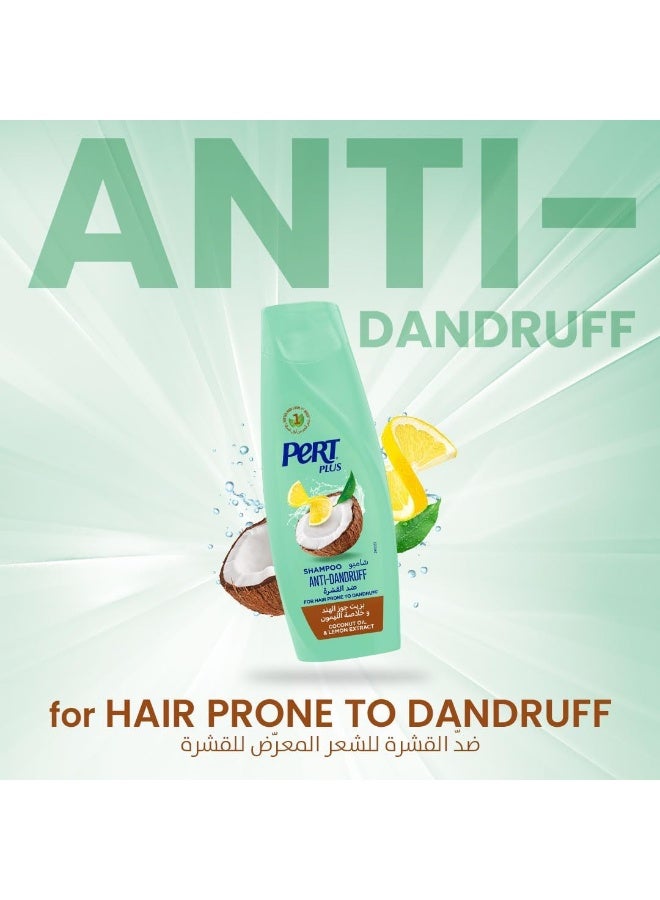 PERT Plus Anti dandruff Shampoo 1L with Coconut oil and lemon extract - Image 3
