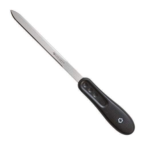 Westcott KleenEarth Recycled Letter Opener, 9-Inch (14821), Black - Image 2
