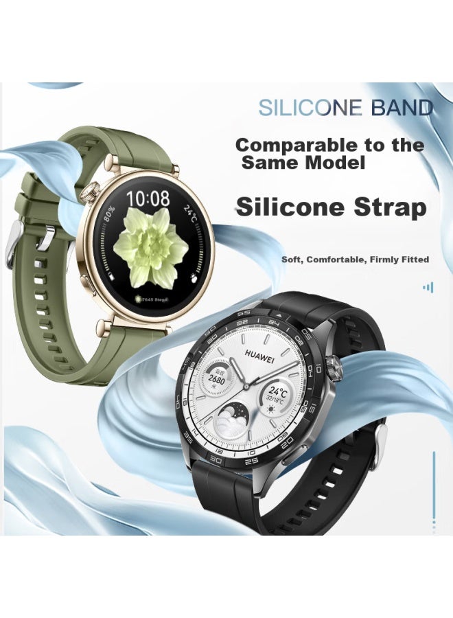 Tinker Xiaopijiang Compatible With Huawei Watch Straps For Gt5pro/gt4/gt3pro/gt2, Sports Watch Bands For Watch4pro/watch3, Honor/xiaomi Watch, Silicone Watch Bands - Image 2