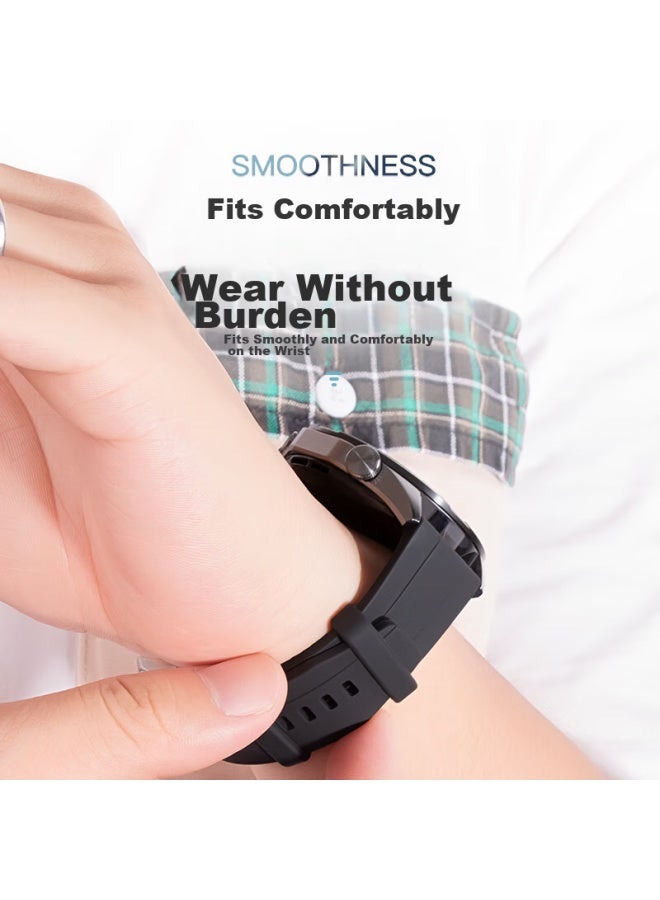 Tinker Xiaopijiang Compatible With Huawei Watch Straps For Gt5pro/gt4/gt3pro/gt2, Sports Watch Bands For Watch4pro/watch3, Honor/xiaomi Watch, Silicone Watch Bands - Image 5