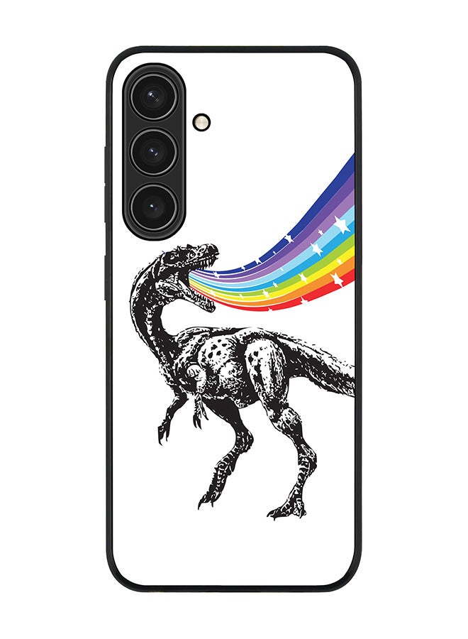 Stylizedd For Samsung Galaxy S25+ / S25 Plus 5G Case,Slim fit Camera Protection, Shockproof Thin Phone cover  - Rainbow Dino - Image 1