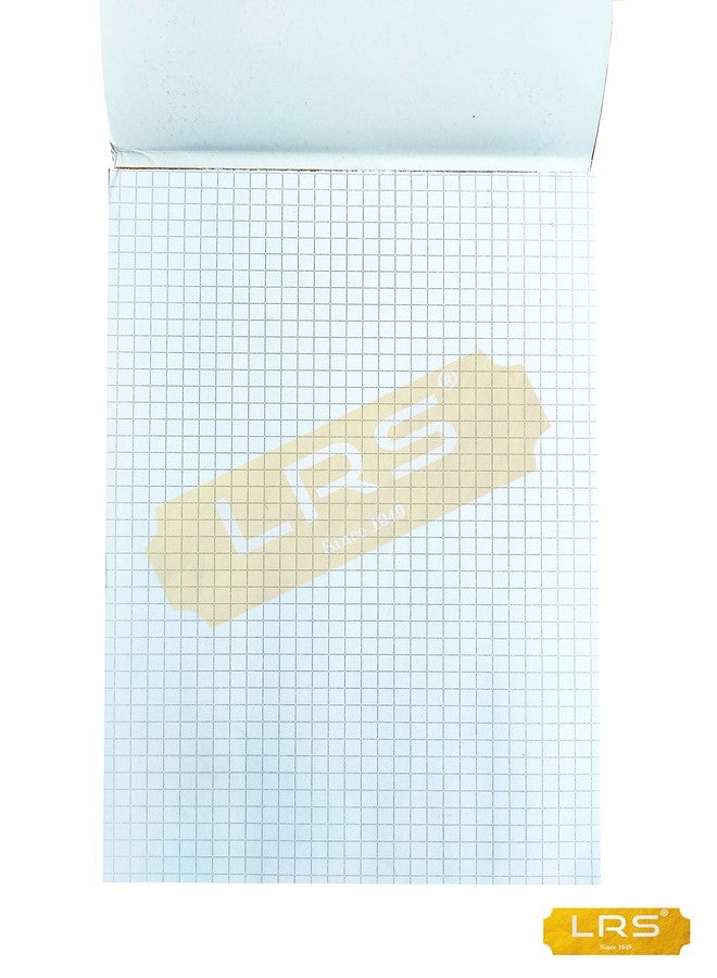 LRS Square Grid Ruled Pad - A5 Size - 50 Sheets(100 Pages Front/Back) - 75 GSM Thick Paper - Top Glued (1) - Image 3
