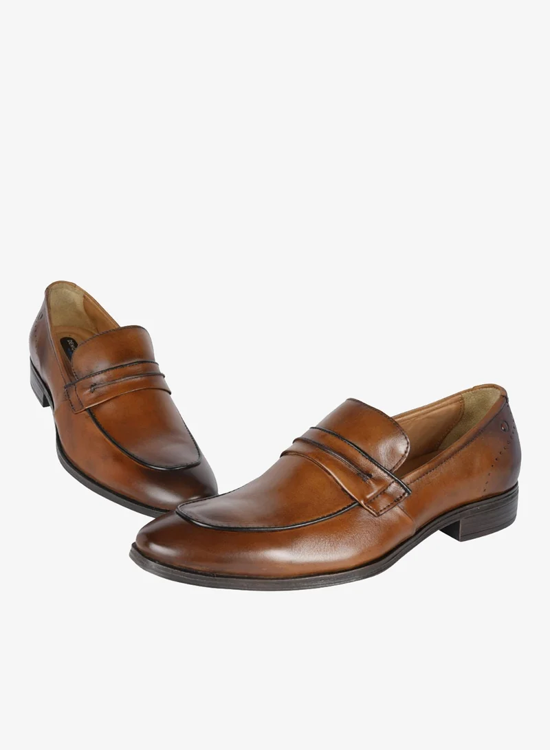 ديموكراتا حذاء ديموكراتا رجالي جلد سليب أون مريح 32 تان