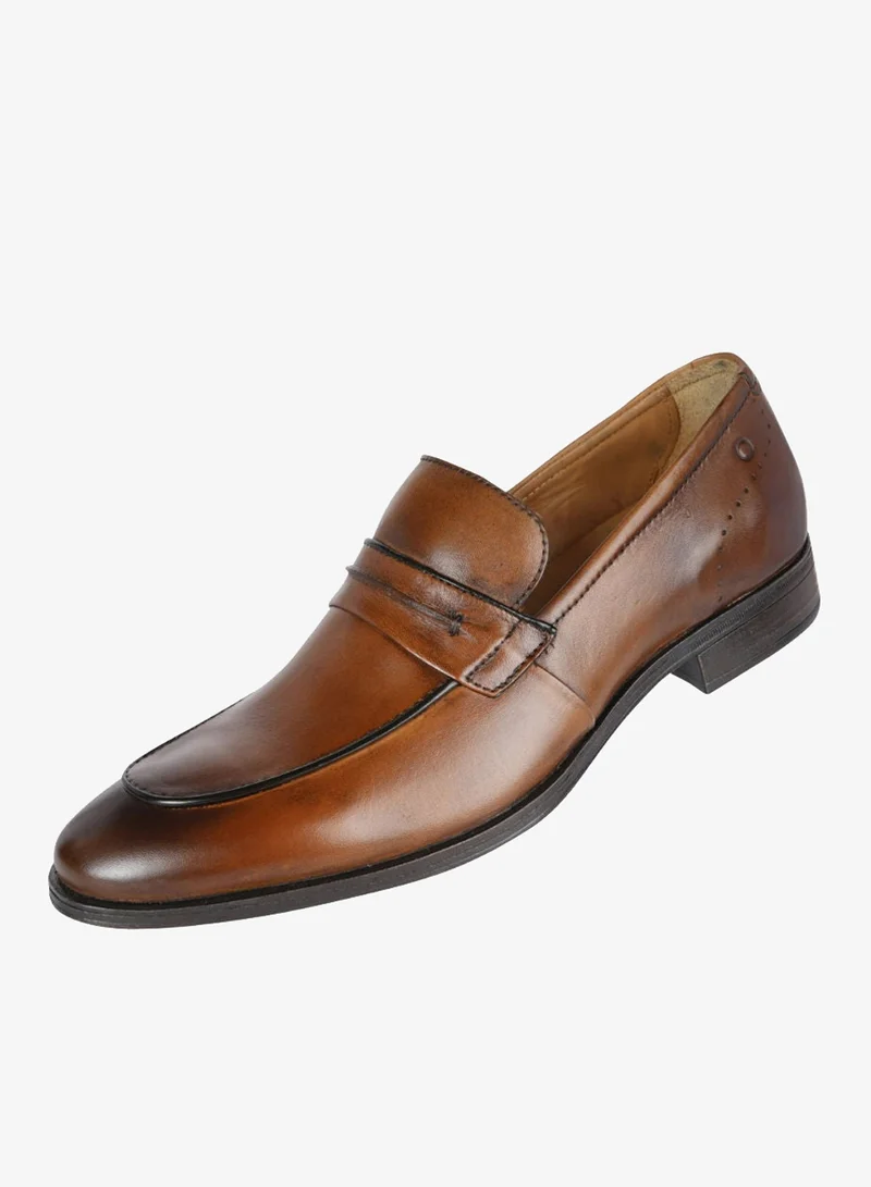 Democrata TAN 032-110 Democrata Mens Leather Shoe Smart Comfort Madison HI-Soft 32 Tan Slip On 255102-005 for Men | Best Price UAE