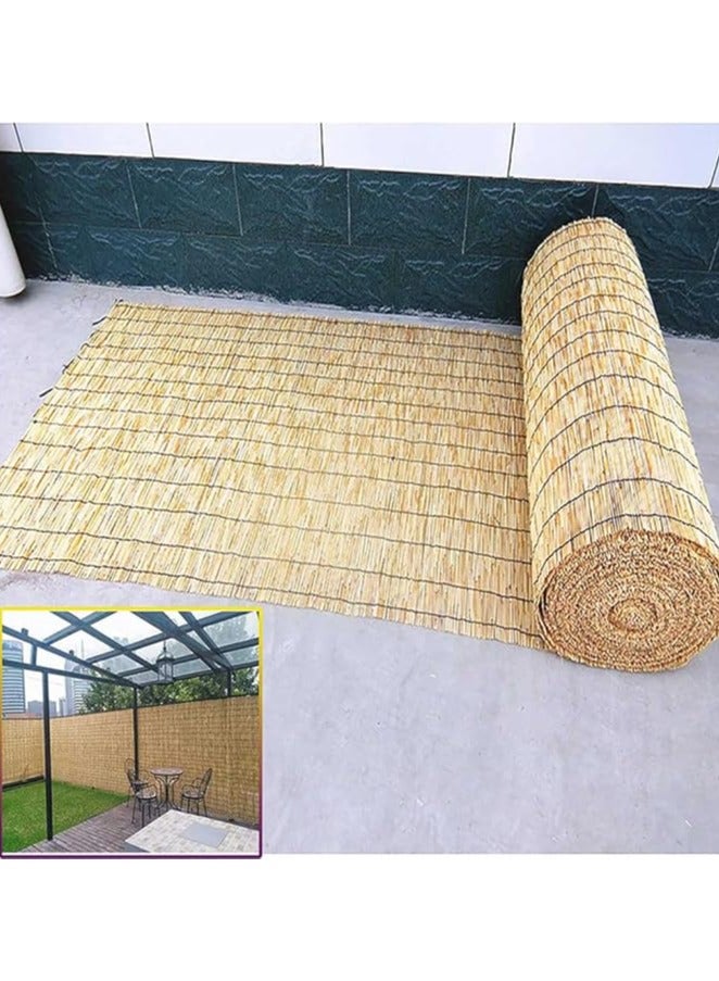 LINGWEI Bamboo Blinds Natural Bamboo Roll up Window Blind Privacy Screen for Outdoor Patios - Image 5