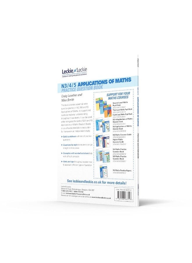 National 3/4/5 Applications of Maths: Practise and Learn CfE Topics  - Image 4