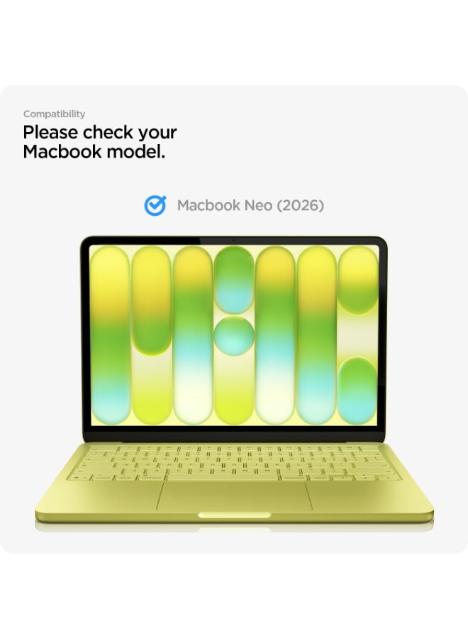 Spigen MacBook Neo 13 inch Screen Protector GLAStR Slim [Premium Tempered Glass 9H] Scratch Resistant Case Friendly - Image 2