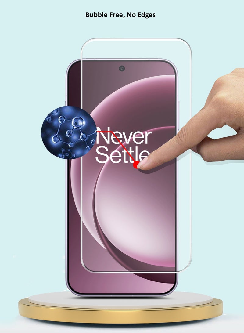 GMAX OnePlus 15 5G 2025 GMAX Premium Series Curved Edges 9H 2.5D Tempered Glass Screen Protector - Clear - Image 4