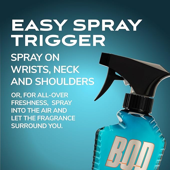 BOD Man Parfums de Coeur Bod Man Fresh Blue Musk Body Spray 8 oz - Image 3