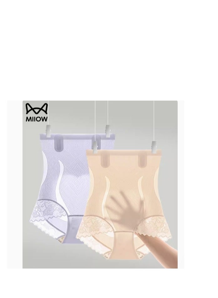 MIIOW High Waisted Body Shaping, Buttocks Lifting And Belly Tightening Pants, Strong Belly Tightening, Postpartum Shaping, Waist Tightening, Buttocks Lifting And Safety Underwear For Women - Image 2