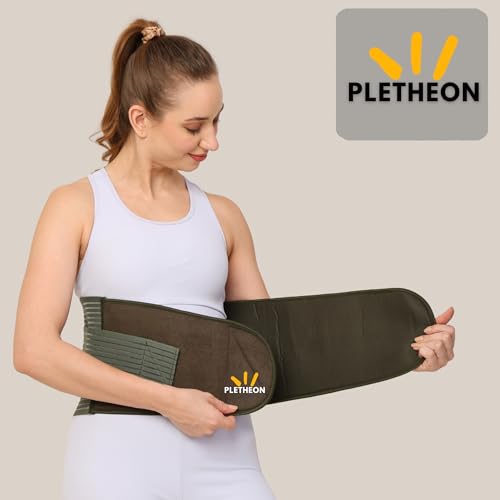 PLETHEON Post Pregnancy Belt Green – After Delivery Abdominal Support Belt | Postpartum Tummy Tucker | Waist & Back Support | Adjustable Compression Wrap - Image 3
