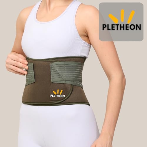 PLETHEON Post Pregnancy Belt Green – After Delivery Abdominal Support Belt | Postpartum Tummy Tucker | Waist & Back Support | Adjustable Compression Wrap - Image 2