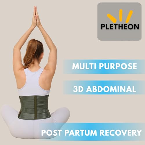 PLETHEON Post Pregnancy Belt Green – After Delivery Abdominal Support Belt | Postpartum Tummy Tucker | Waist & Back Support | Adjustable Compression Wrap - Image 4