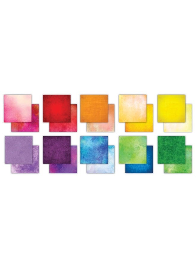 CRAFT CONSORTIUM Double-Sided Paper Pad 12"X12" 30/Pkg-Over The Rainbow, 20 Designs - Image 2