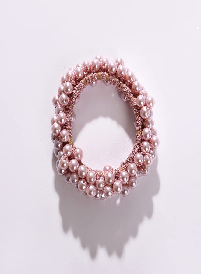 Sohi Gold Plated Pearls Scrunchie(SS22_SOHSCR8457) - Image 5
